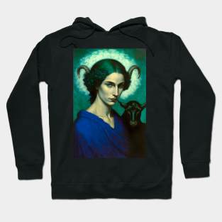 Capricorn - the Tenth sign of the Zodiac - The Goat Hoodie